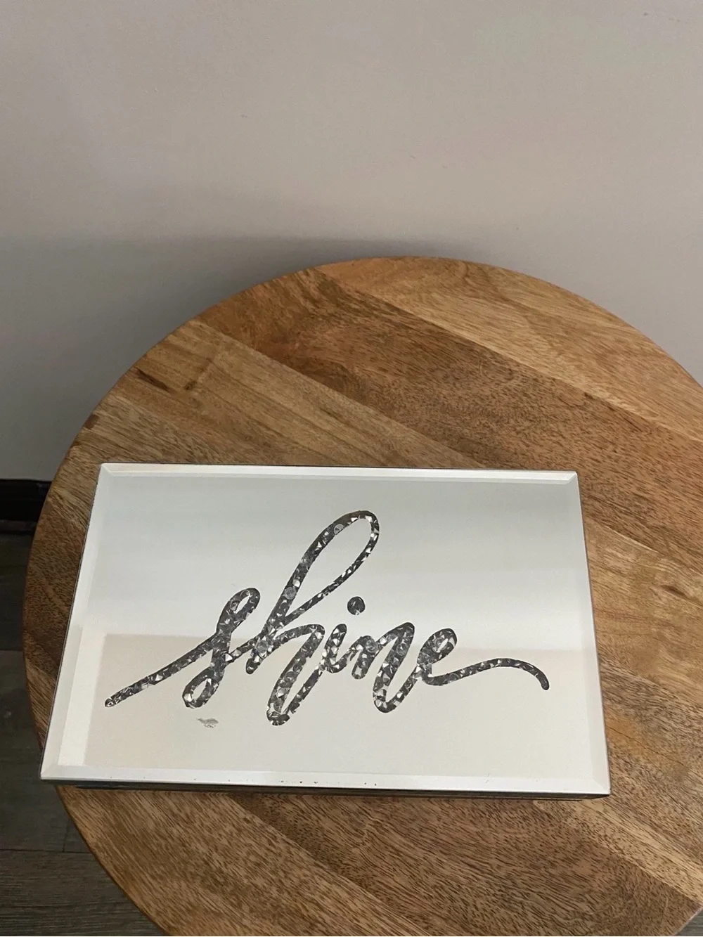 Mirrored 'Shine' Decorative Jewelry Box - Silver